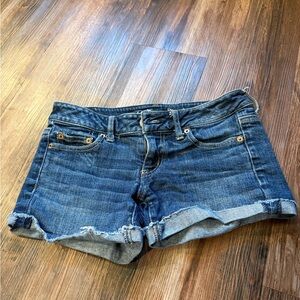 American Eagle Outfitters Dark Blue Jean Shorts